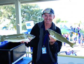 Wayne Young landed a great bag of tasty whiting, and a stack of prizes for his efforts.